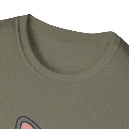 Cute Cat 'Bad Day' Unisex Softstyle T-Shirt - Perfect for Cat Lovers!