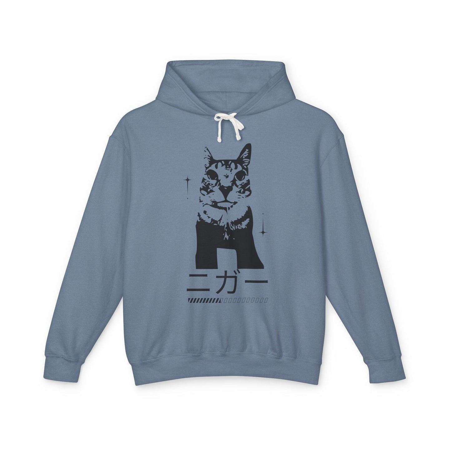 Trendy Cat Graphic Unisex Lightweight Hoodie