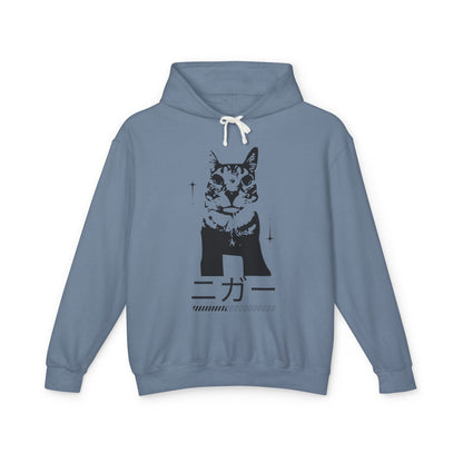 Trendy Cat Graphic Unisex Lightweight Hoodie