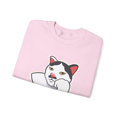 Hey Gorgeous Cat Unisex Heavy Blend Crewneck Sweatshirt