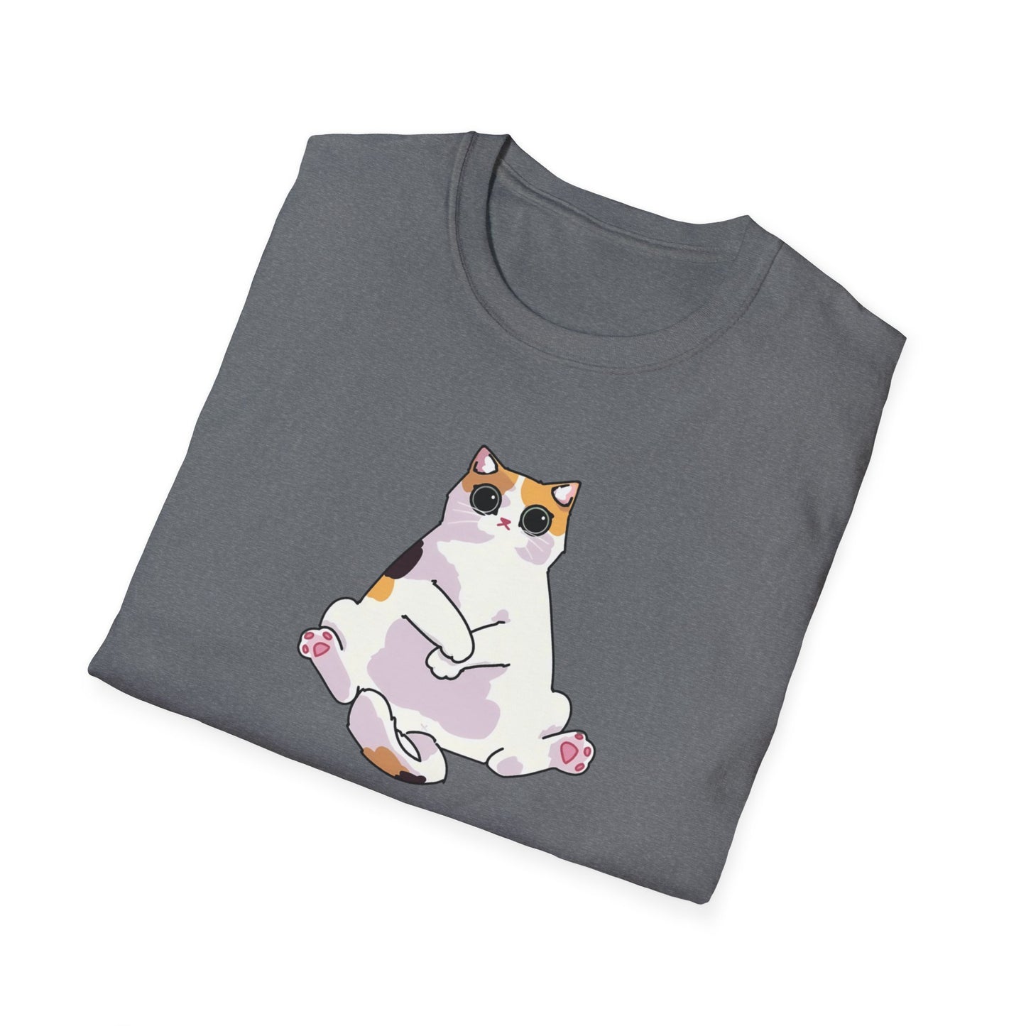 Superpower: Social Anxiety Unisex T-Shirt - Cute Cat Design