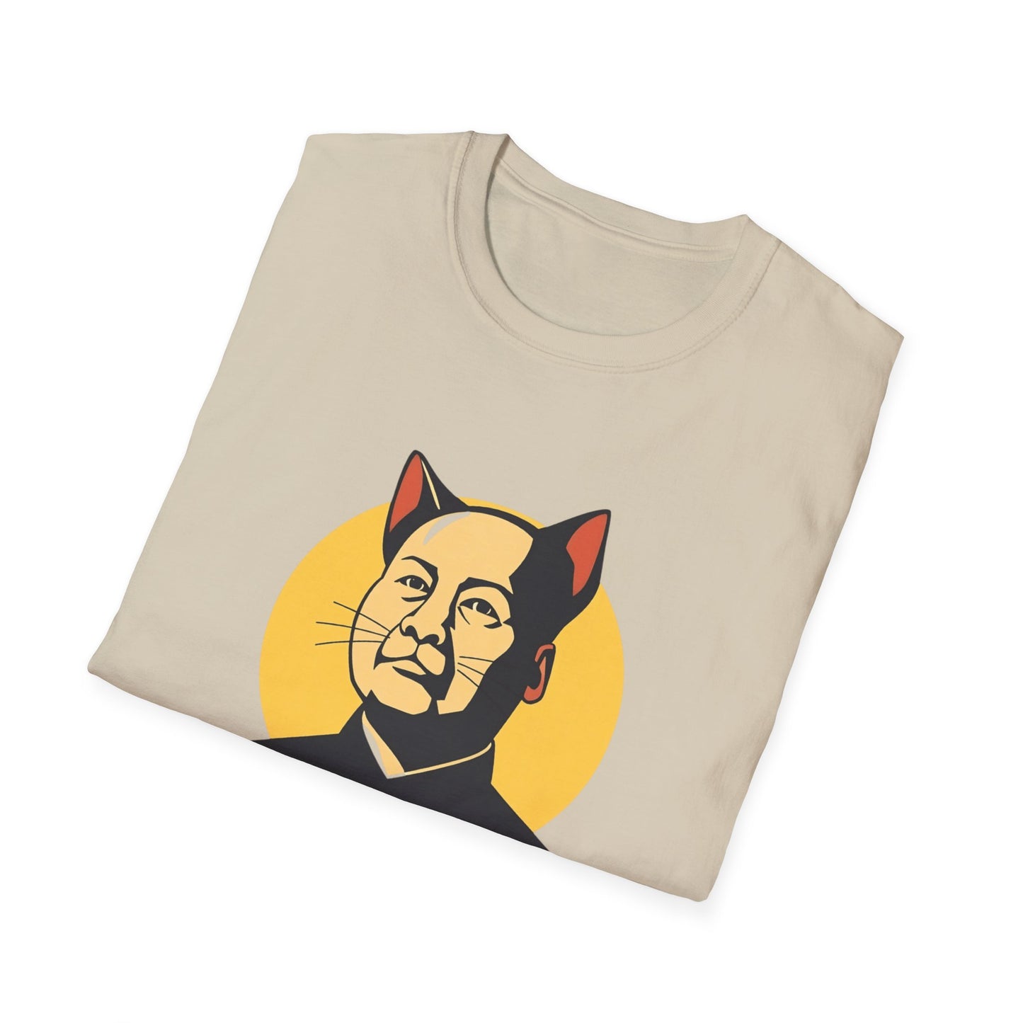Chairman Meow Unisex Softstyle T-Shirt - Fun Cat Humor Tee for Cat Lovers