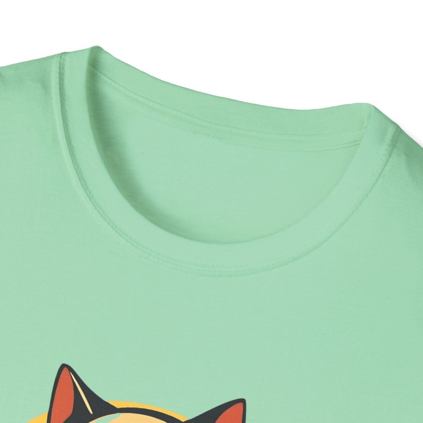 Chairman Meow Unisex Softstyle T-Shirt - Fun Cat Humor Tee for Cat Lovers