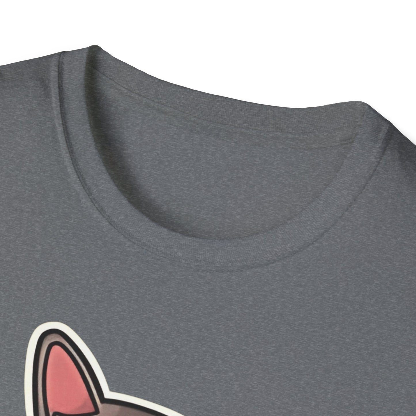 "Me When They Start Small Talk" | Funny Cat Graphic T-Shirt  | Unisex Softstyle Tee