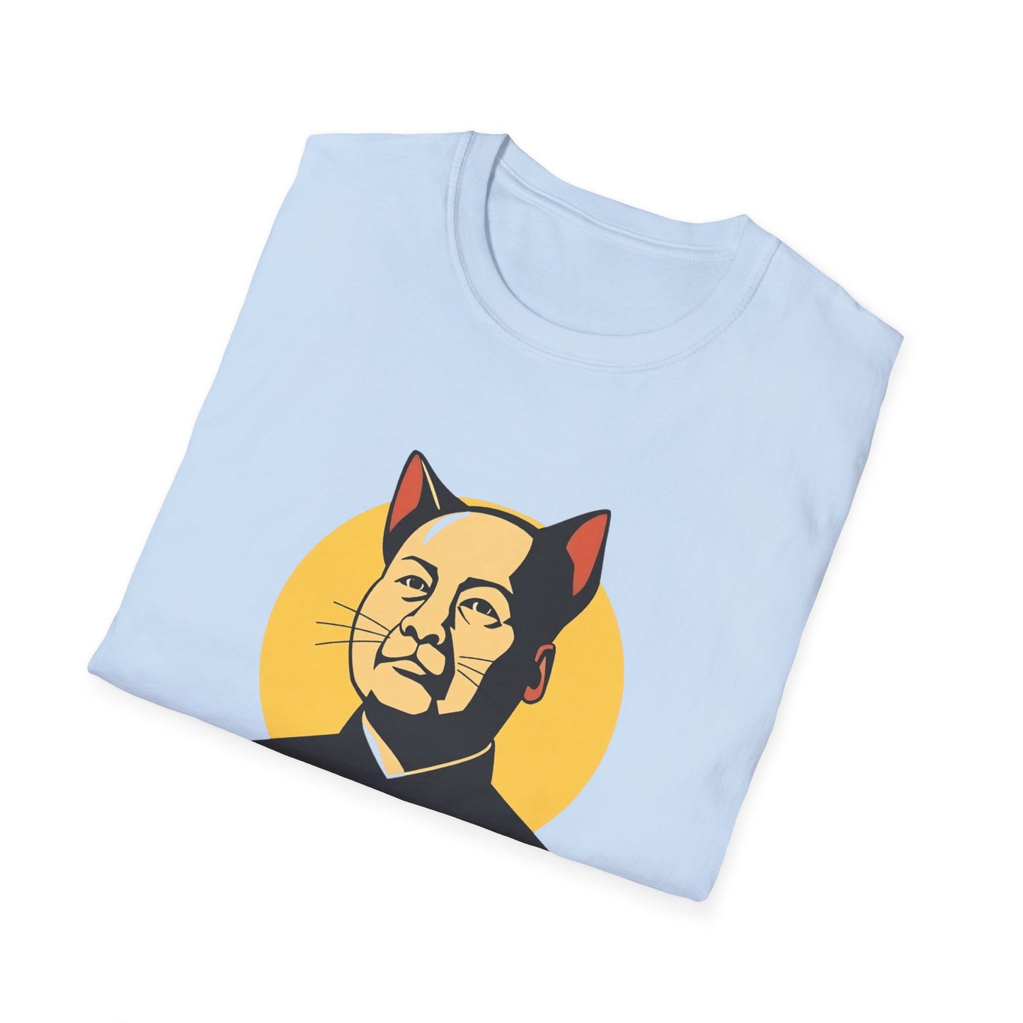 Chairman Meow Unisex Softstyle T-Shirt - Fun Cat Humor Tee for Cat Lovers