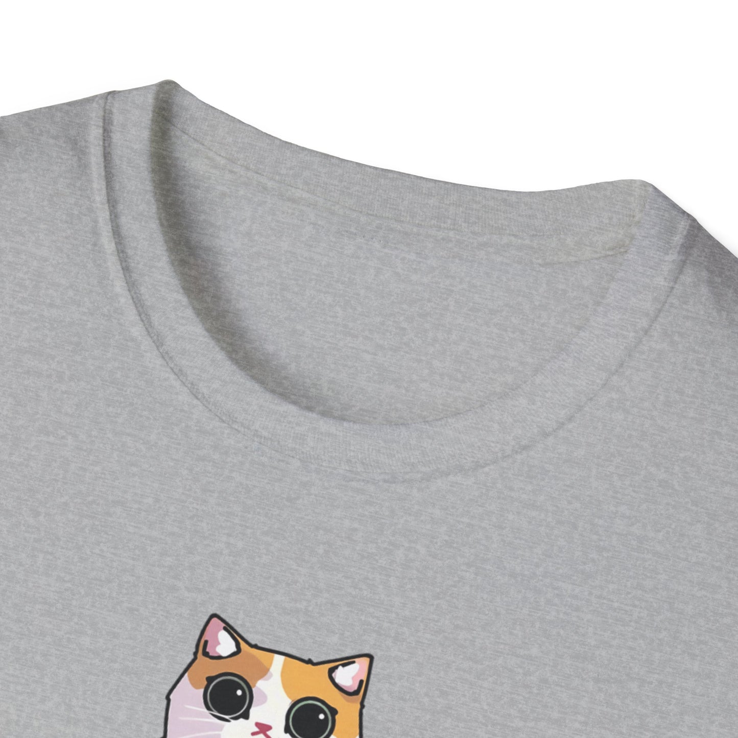 Superpower: Social Anxiety Unisex T-Shirt - Cute Cat Design