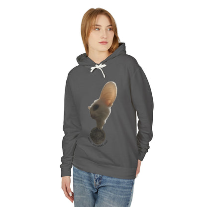 Inspirational Unisex Lightweight Hooded Sweatshirt - "Making You Wonder"