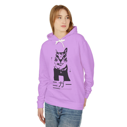 Trendy Cat Graphic Unisex Lightweight Hoodie