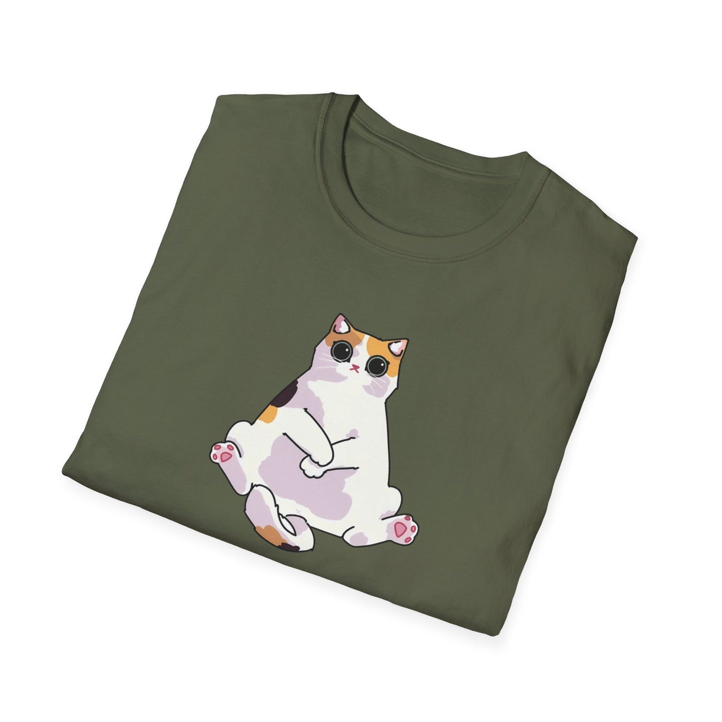 Superpower: Social Anxiety Unisex T-Shirt - Cute Cat Design