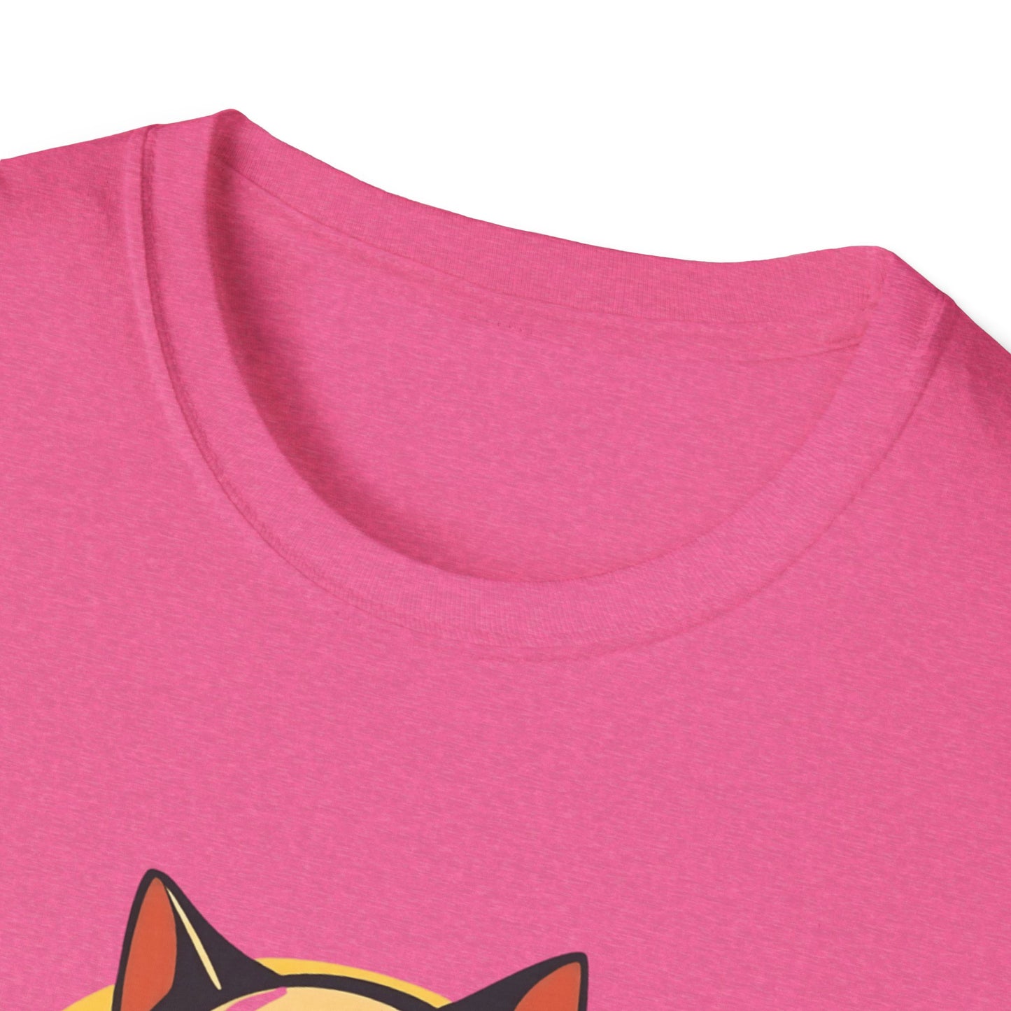 Chairman Meow Unisex Softstyle T-Shirt - Fun Cat Humor Tee for Cat Lovers