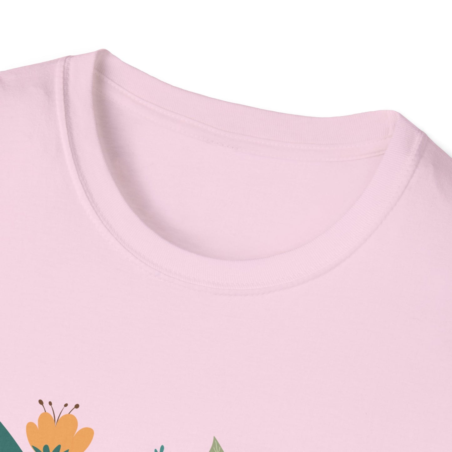 Floral Cat Graphic T-Shirt - 'Hate You All' Cute Unisex Tee