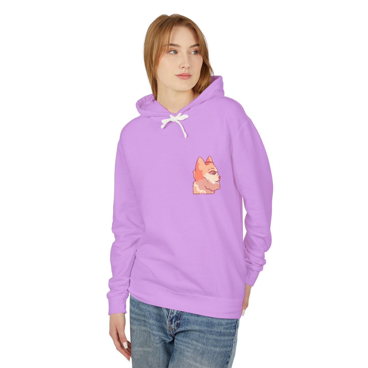 Gigachad Unisex Lightweight Hooded Sweatshirt - Perfect for Animal Lovers