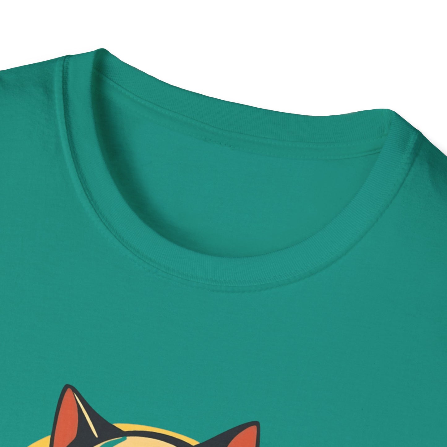 Chairman Meow Unisex Softstyle T-Shirt - Fun Cat Humor Tee for Cat Lovers