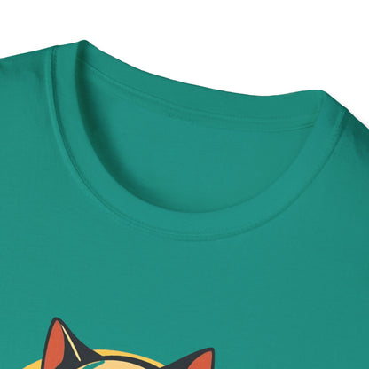Chairman Meow Unisex Softstyle T-Shirt - Fun Cat Humor Tee for Cat Lovers