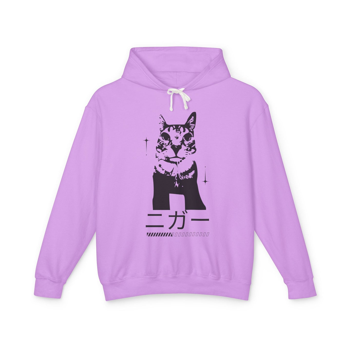 Trendy Cat Graphic Unisex Lightweight Hoodie