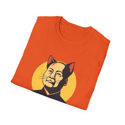 Chairman Meow Unisex Softstyle T-Shirt - Fun Cat Humor Tee for Cat Lovers