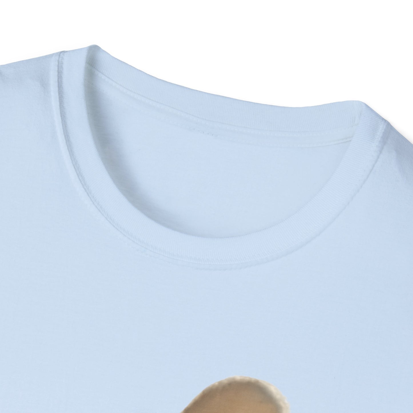 Heard you were 🏳️‍🌈- Cute Feline Graphic Unisex Softstyle T-Shirt – Perfect for Cat Lovers