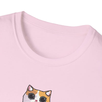 Superpower: Social Anxiety Unisex T-Shirt - Cute Cat Design
