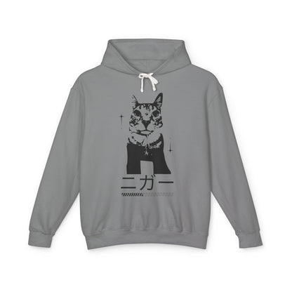 Trendy Cat Graphic Unisex Lightweight Hoodie