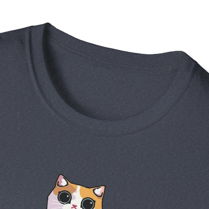 Superpower: Social Anxiety Unisex T-Shirt - Cute Cat Design