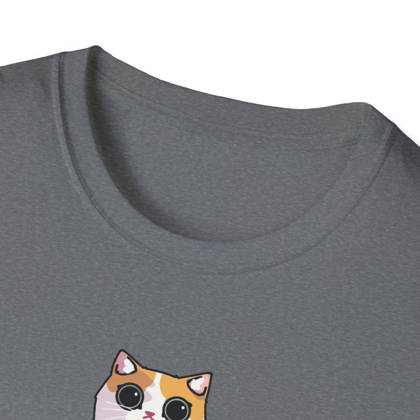 Superpower: Social Anxiety Unisex T-Shirt - Cute Cat Design