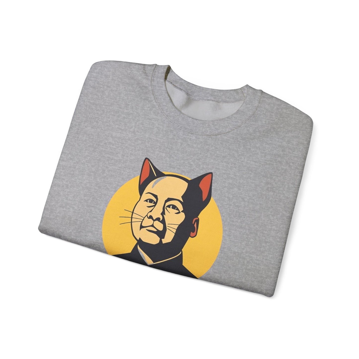 Chairman Meow Unisex Crewneck Sweatshirt - Playful Cat Design for Animal Lovers