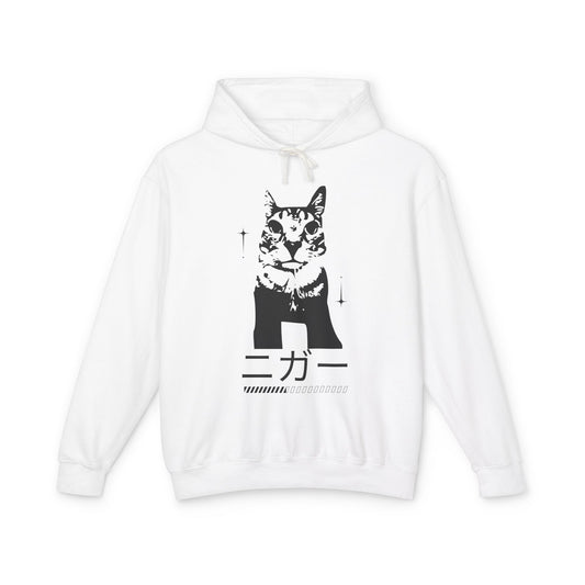 Trendy Cat Graphic Unisex Lightweight Hoodie