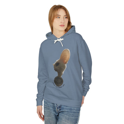 Inspirational Unisex Lightweight Hooded Sweatshirt - "Making You Wonder"