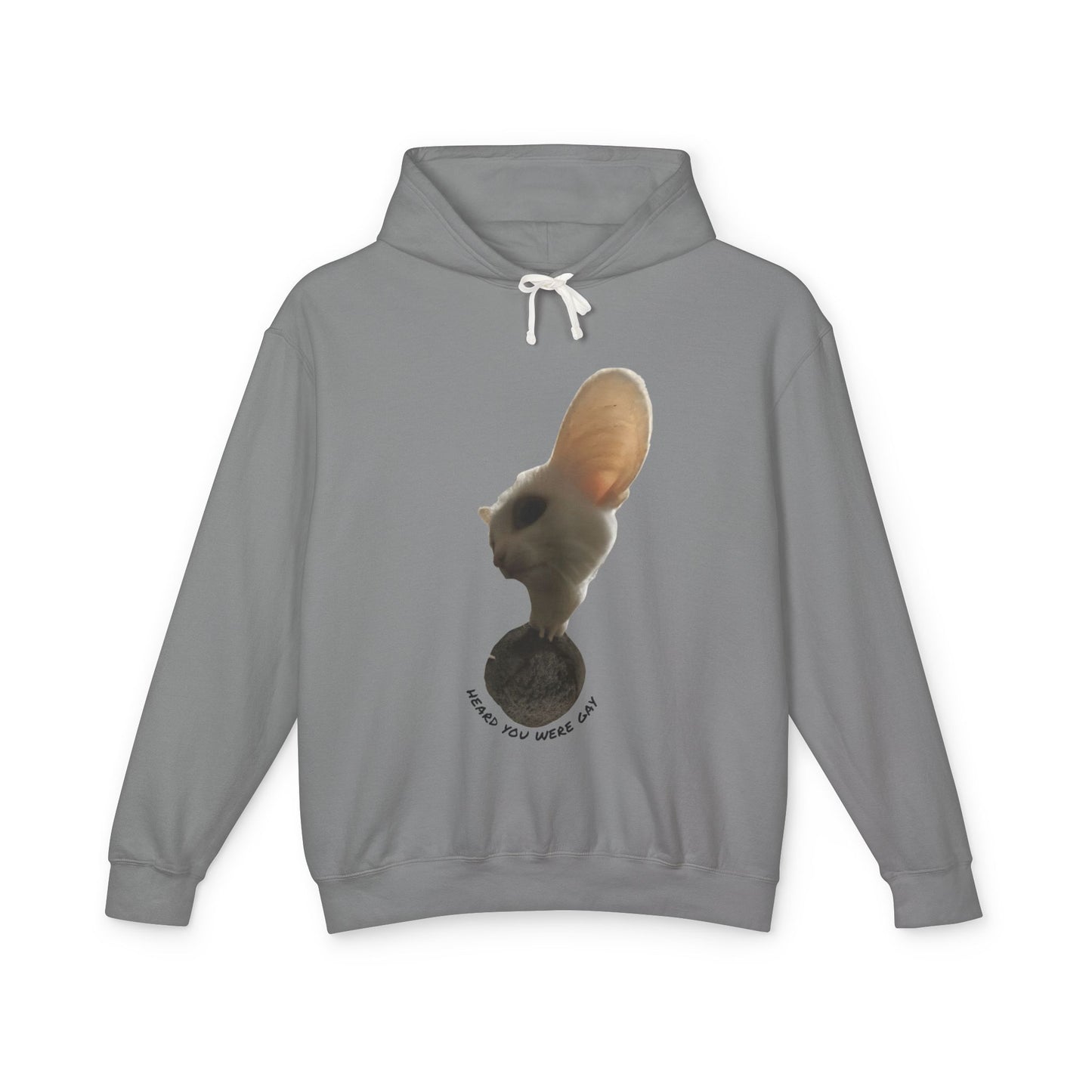 Inspirational Unisex Lightweight Hooded Sweatshirt - "Making You Wonder"