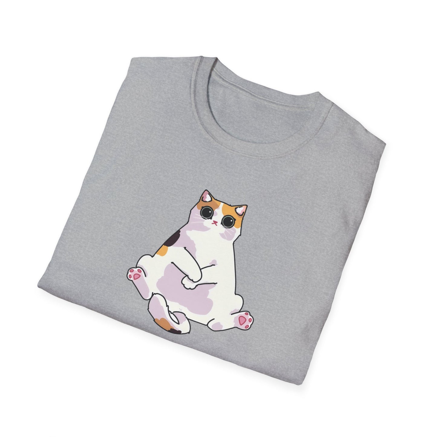 Superpower: Social Anxiety Unisex T-Shirt - Cute Cat Design