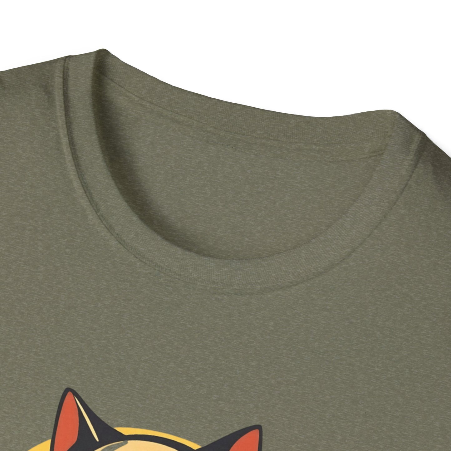 Chairman Meow Unisex Softstyle T-Shirt - Fun Cat Humor Tee for Cat Lovers