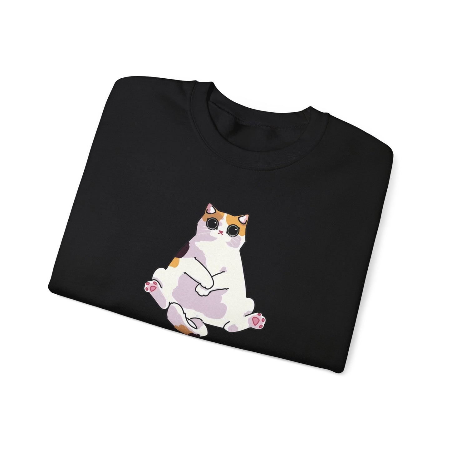 Funny Cat Sweatshirt - "Superpower: Social Anxiety" Unisex Crewneck