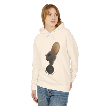 Inspirational Unisex Lightweight Hooded Sweatshirt - "Making You Wonder"