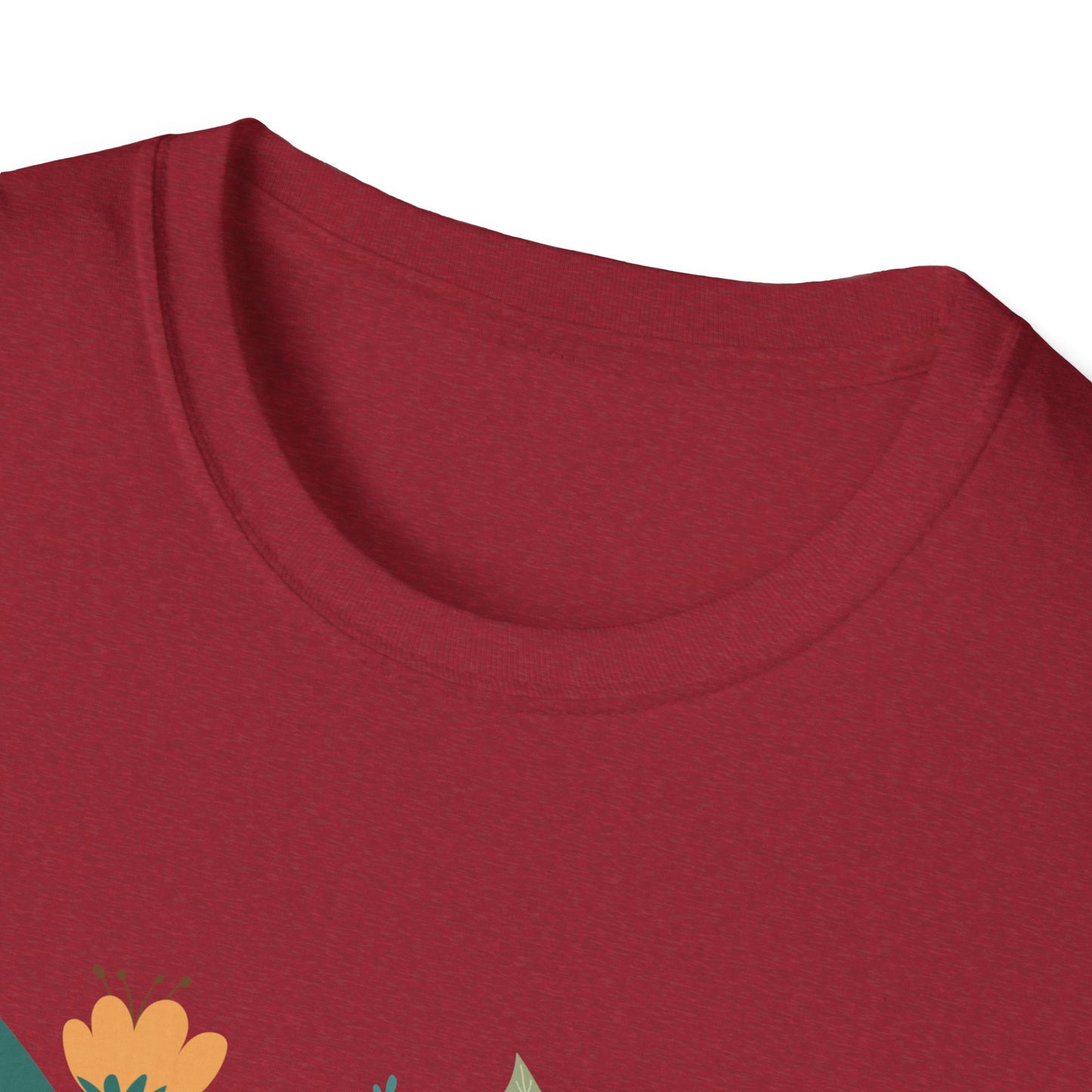 Floral Cat Graphic T-Shirt - 'Hate You All' Cute Unisex Tee