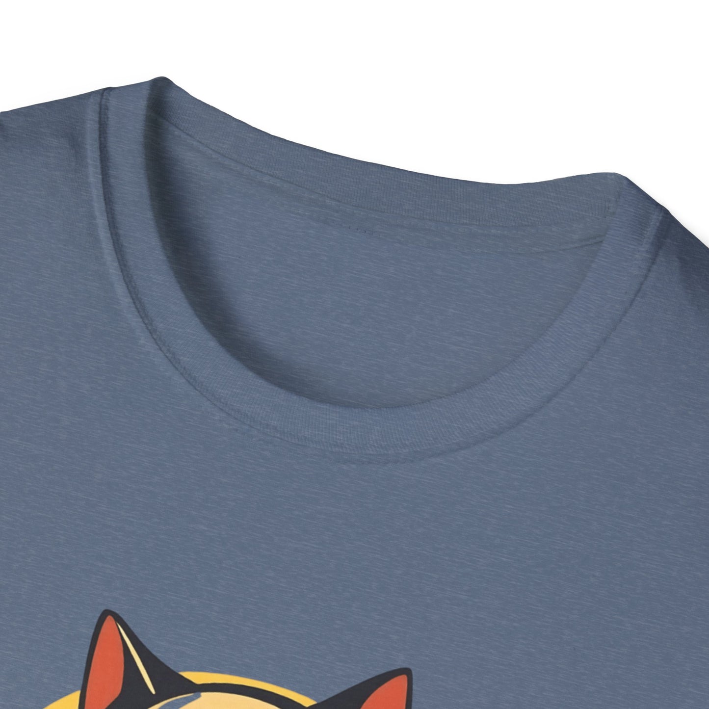 Chairman Meow Unisex Softstyle T-Shirt - Fun Cat Humor Tee for Cat Lovers