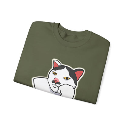 Hey Gorgeous Cat Unisex Heavy Blend Crewneck Sweatshirt