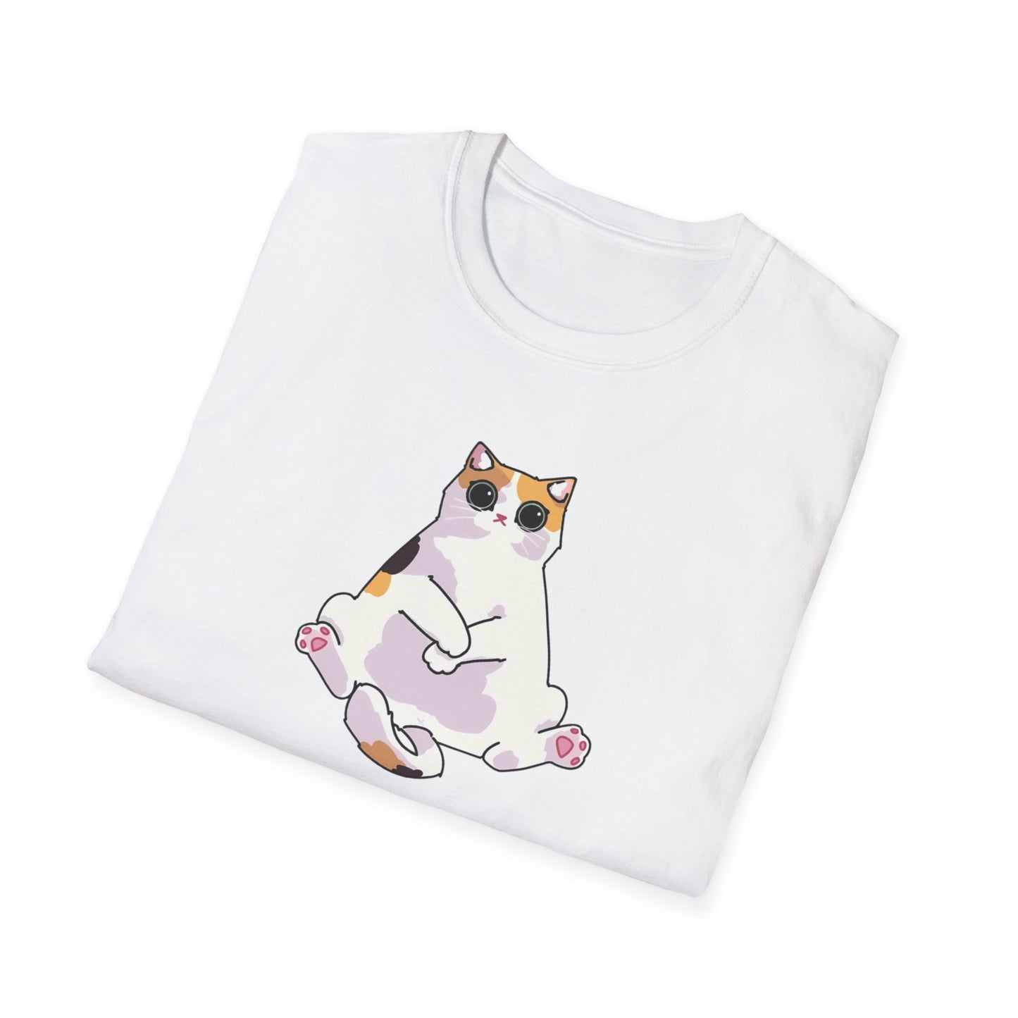Superpower: Social Anxiety Unisex T-Shirt - Cute Cat Design