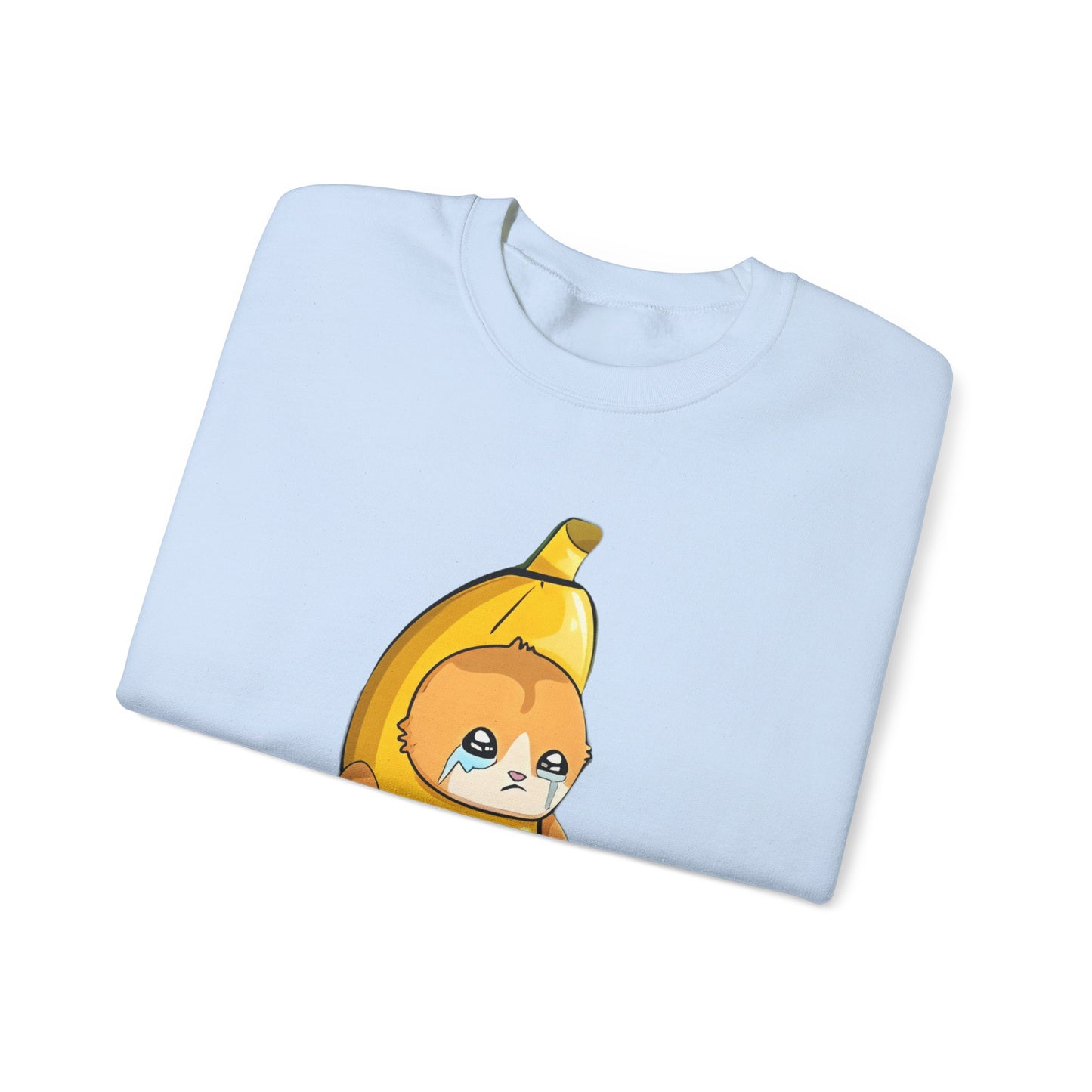 Oops!! Banana Kitty Sweatshirt - Unisex Heavy Blend™ Crewneck