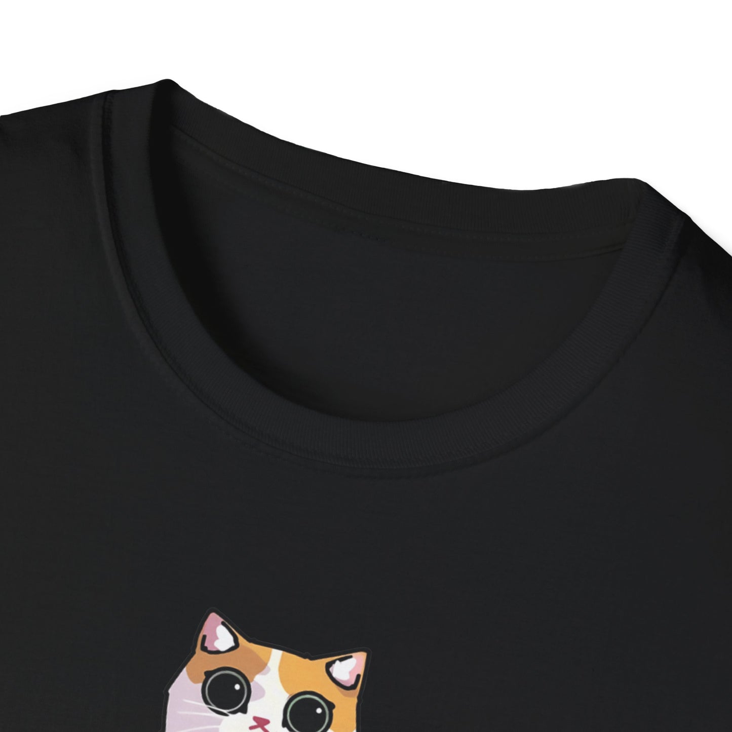 Superpower: Social Anxiety Unisex T-Shirt - Cute Cat Design