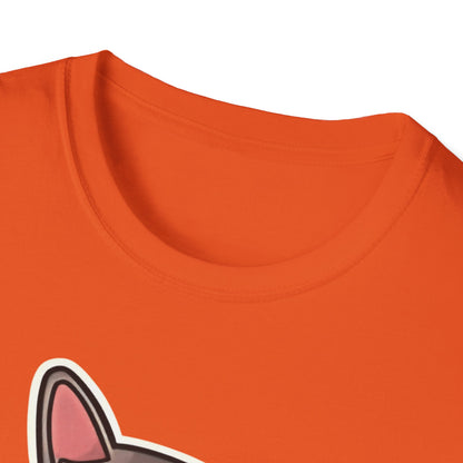 "Me When They Start Small Talk" | Funny Cat Graphic T-Shirt  | Unisex Softstyle Tee