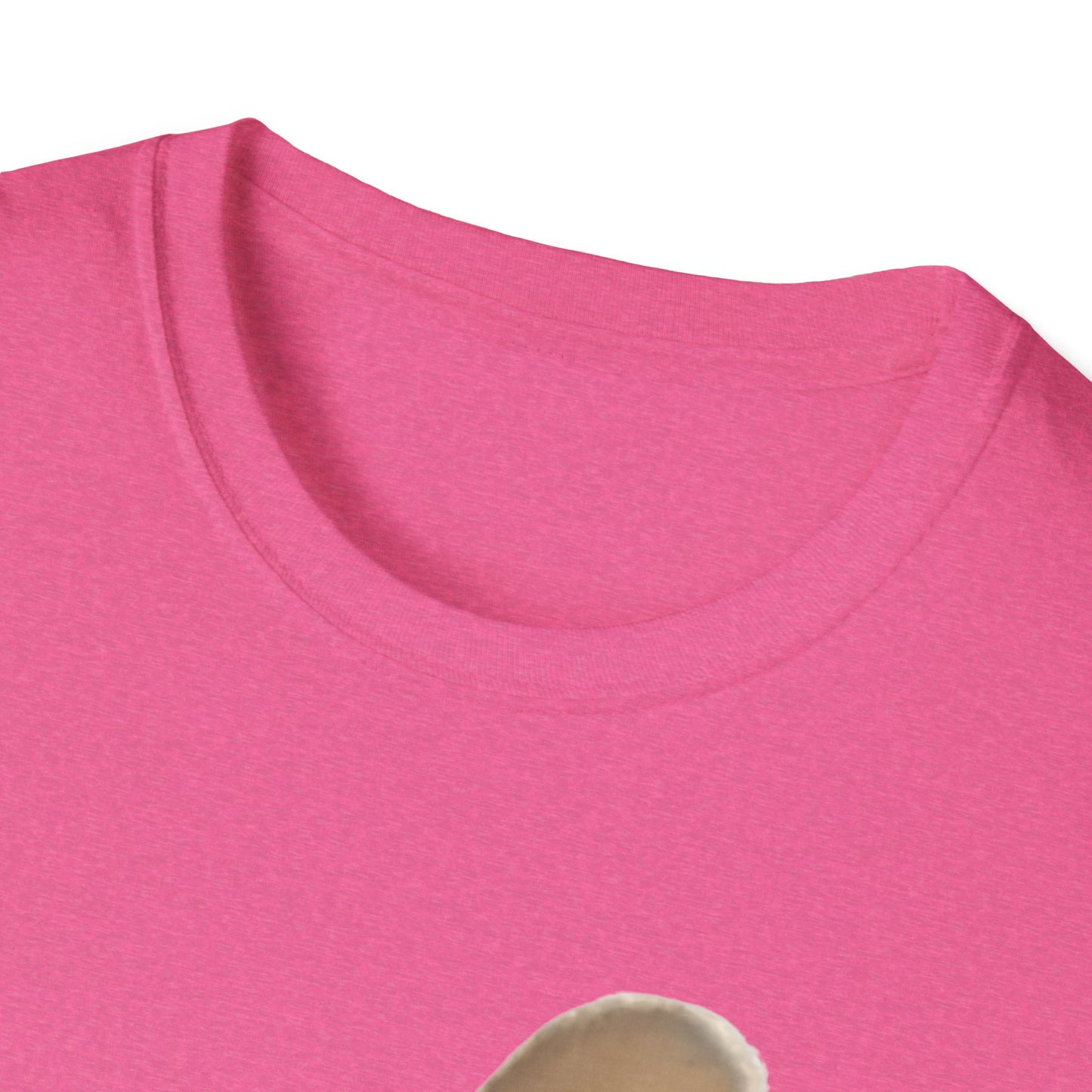 Heard you were 🏳️‍🌈- Cute Feline Graphic Unisex Softstyle T-Shirt – Perfect for Cat Lovers