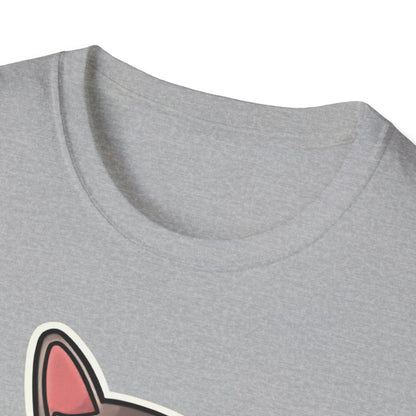 "Me When They Start Small Talk" | Funny Cat Graphic T-Shirt  | Unisex Softstyle Tee