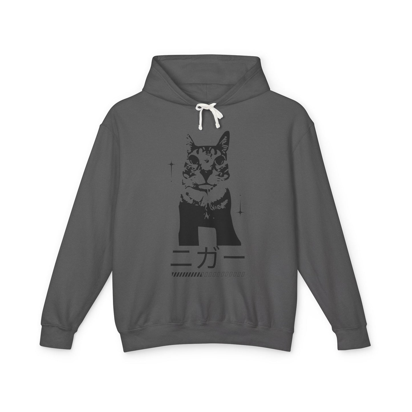 Trendy Cat Graphic Unisex Lightweight Hoodie