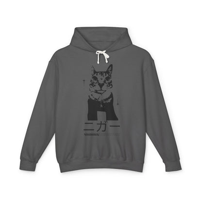 Trendy Cat Graphic Unisex Lightweight Hoodie