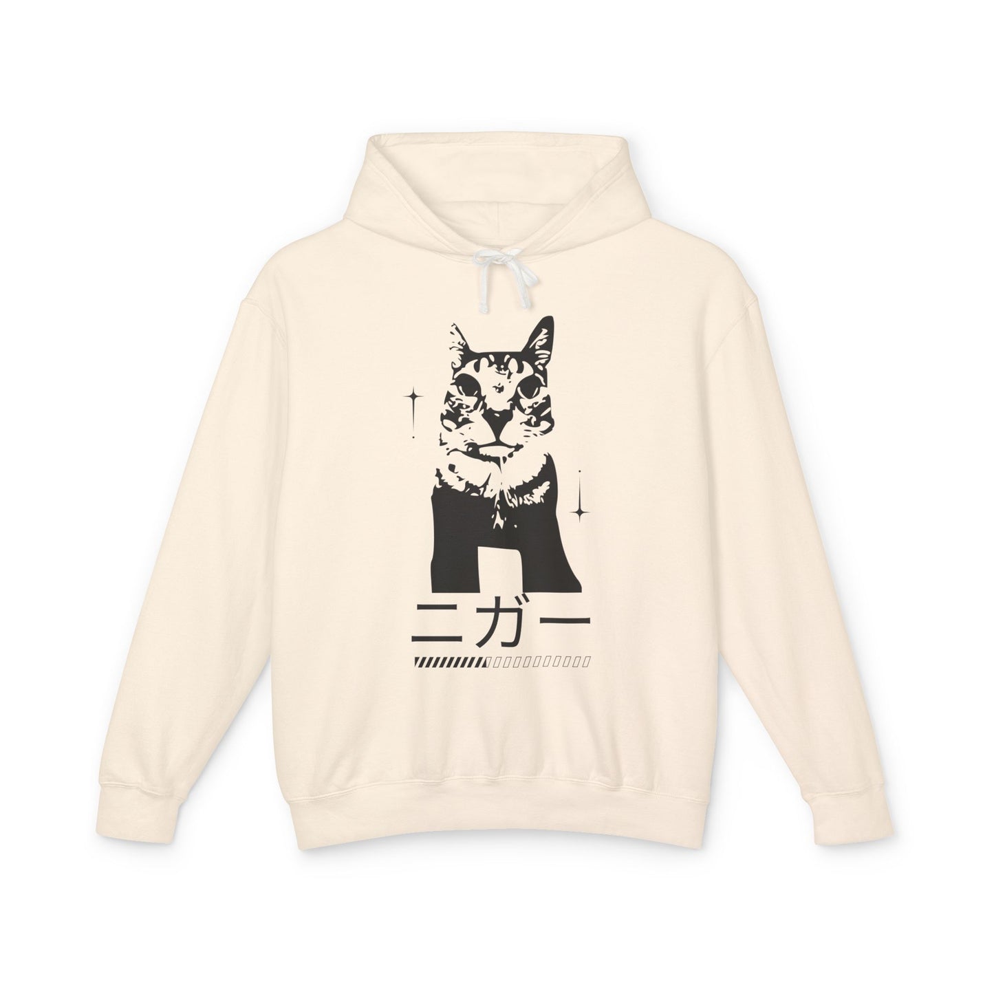 Trendy Cat Graphic Unisex Lightweight Hoodie