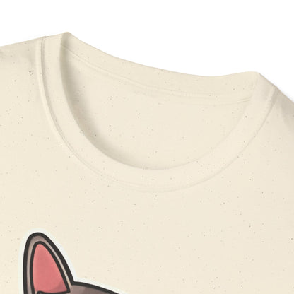 "Me When They Start Small Talk" | Funny Cat Graphic T-Shirt  | Unisex Softstyle Tee