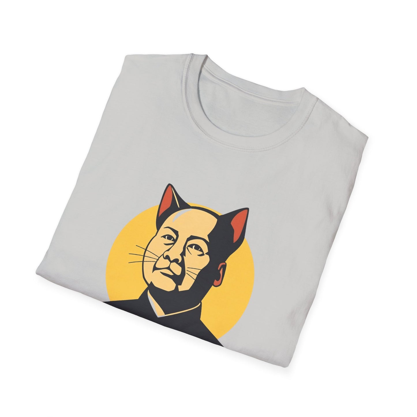 Chairman Meow Unisex Softstyle T-Shirt - Fun Cat Humor Tee for Cat Lovers