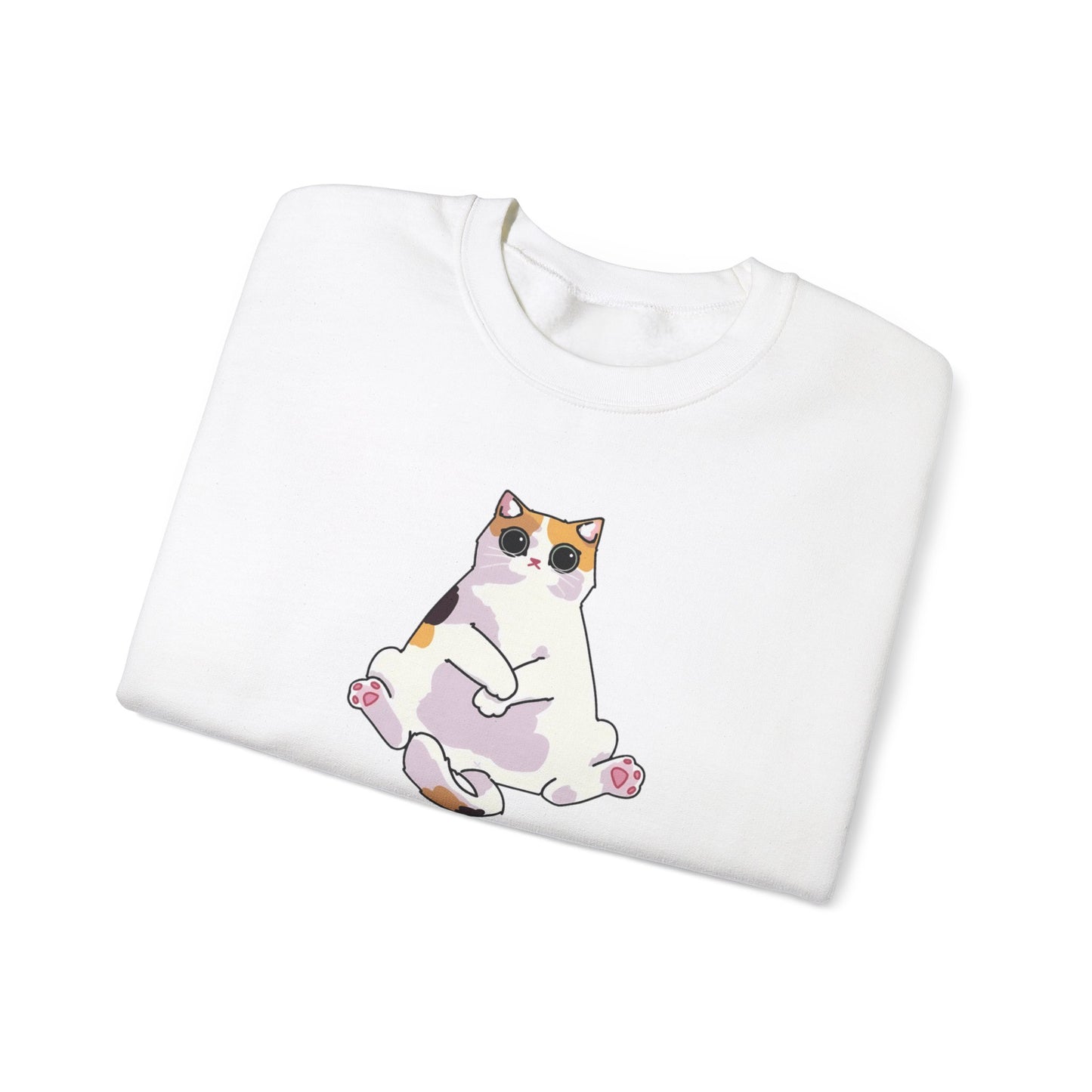 Funny Cat Sweatshirt - "Superpower: Social Anxiety" Unisex Crewneck