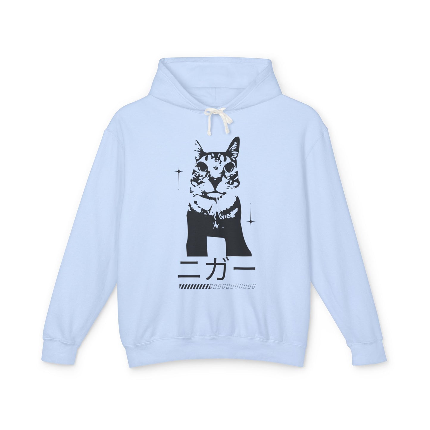 Trendy Cat Graphic Unisex Lightweight Hoodie