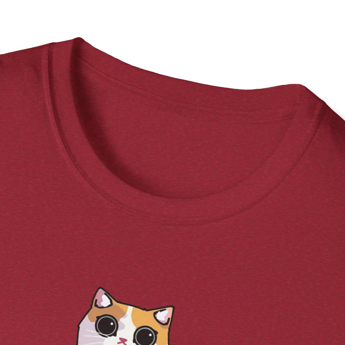 Superpower: Social Anxiety Unisex T-Shirt - Cute Cat Design